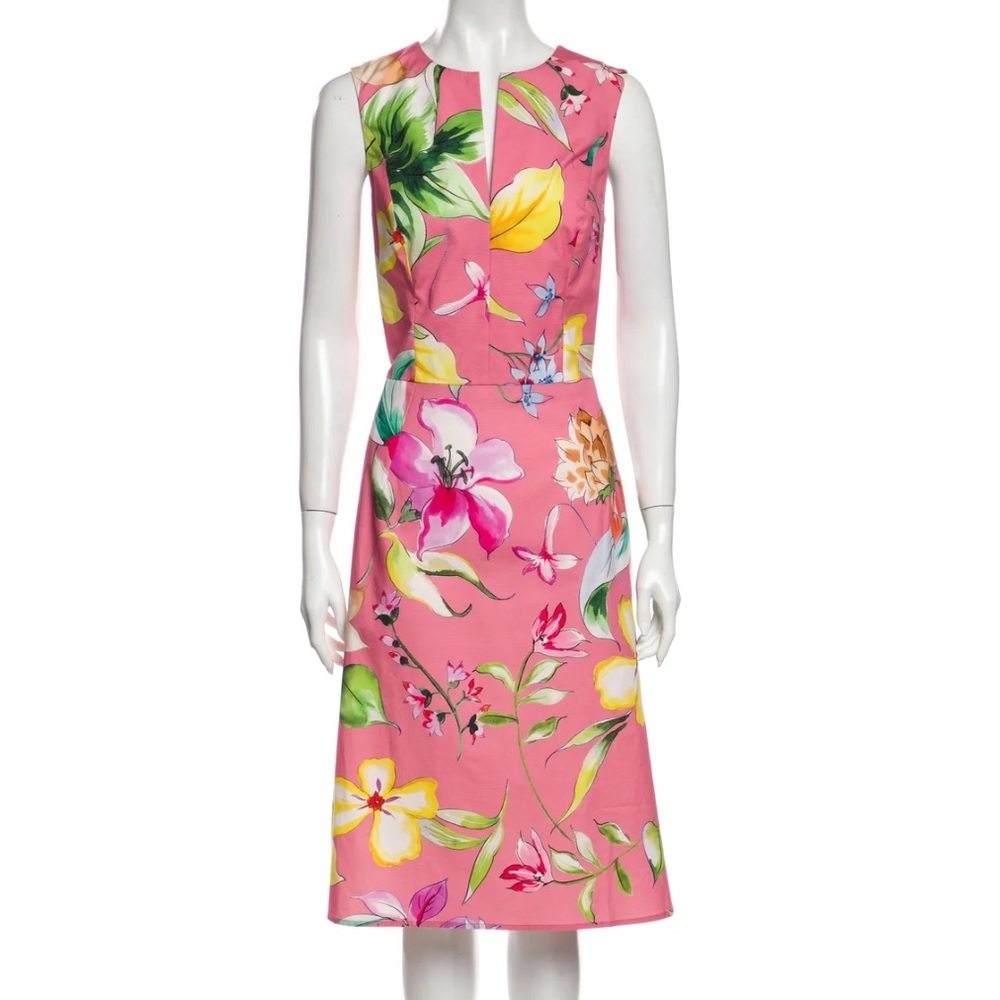 CAROLINA HERRERA
Floral Print Midi Length Dress